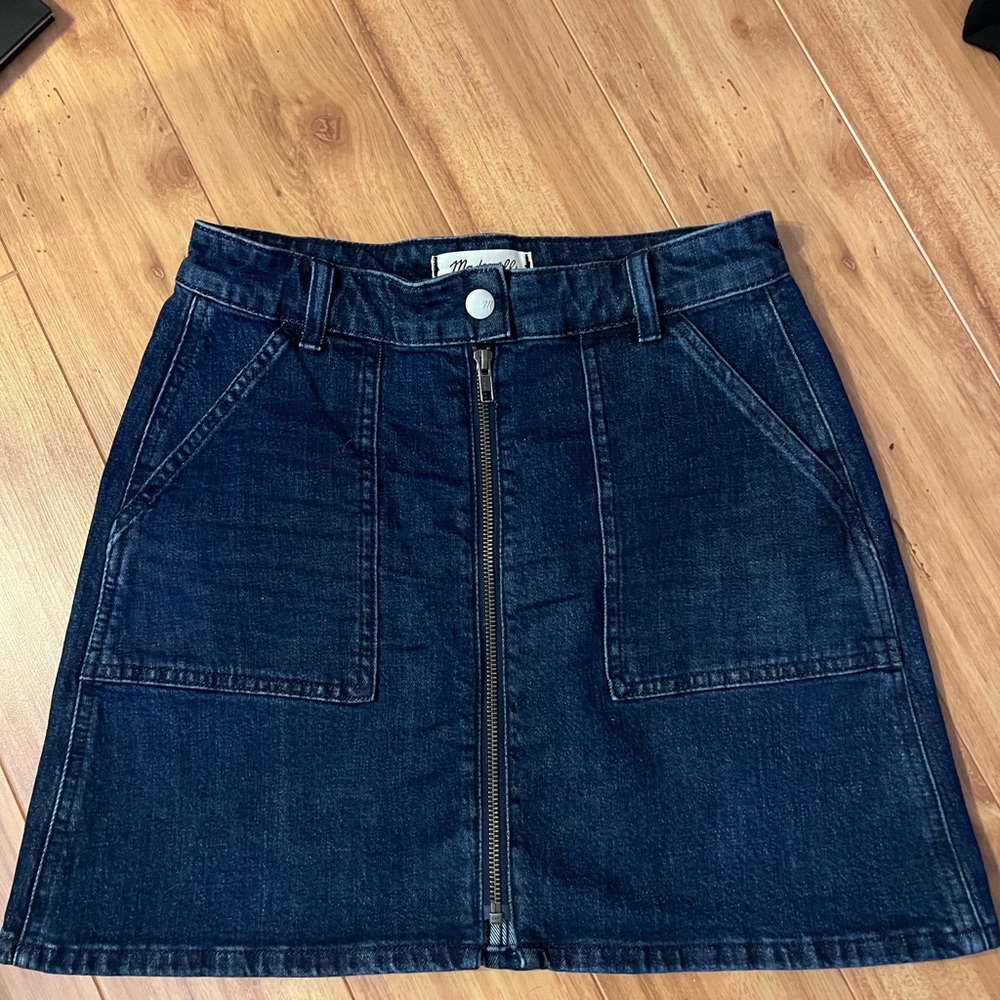 Madewell denim skirt